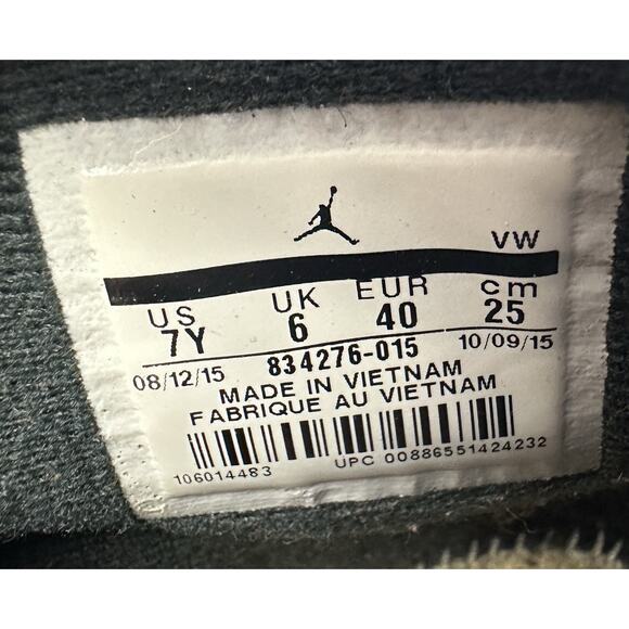 NIKE AIR JORDAN II 2 Retro BG Radio Raheem Size 7Y Black Blue White 834276-015 - Picture 10 of 10